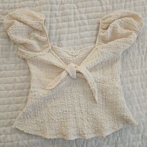 See You Monday Cream Puff Sleeve Blouse